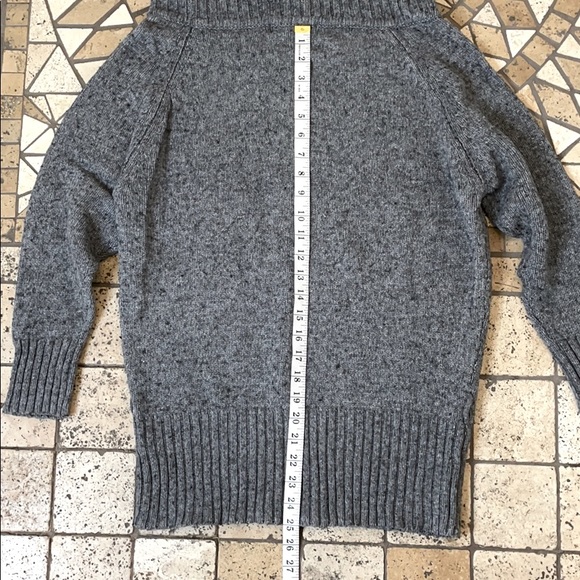 Zara cowl neck sweater gray L - Picture 10 of 11